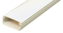 Wiremold - 2.44m Long x 5/8 Inch Deep x 1-1/8 Inch Wide, Raceway - Continuous Cover, 1 Channel, Ivory - Makers Industrial Supply