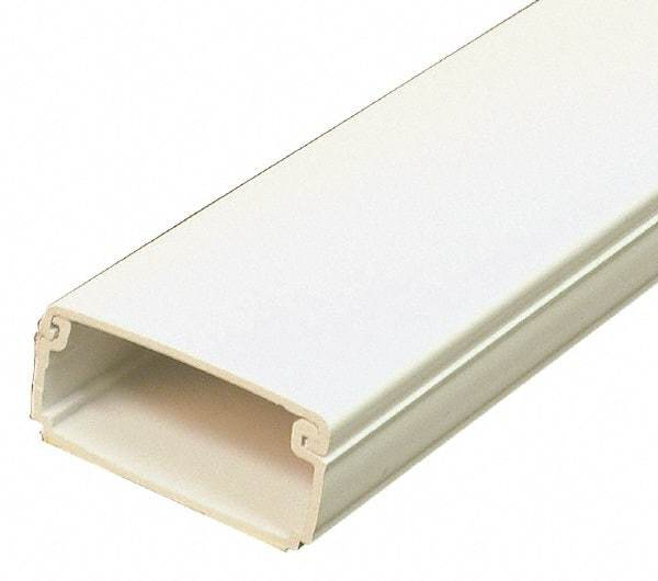 Wiremold - 2.44m Long x 13/16 Inch Deep x 1-11/16 Inch Wide, Raceway - Continuous Cover, 1 Channel, Ivory - Makers Industrial Supply