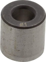 Value Collection - Type P, No. 1 Inside Diam, Headless, Press Fit Drill Bushing - 1/2" Body Outside Diam, 1/2" OAL, Steel - Makers Industrial Supply