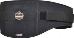 Ergodyne - Size M, Hook & Loop, Nylon/Foam Belt - 30 to 34" Waist, 7-3/4" Wide, Lumbar Support, Black - Makers Industrial Supply