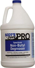 Scot's Tuff - 1 Gal Bottle Cleaner/Degreaser - Liquid, Concentrated, Low Sudsing, Pleasant - Makers Industrial Supply