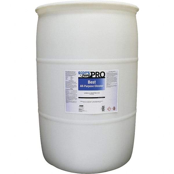 Scot's Tuff - 55 Gal Drum All-Purpose Cleaner - Liquid, Low Sudsing, Pleasant - Makers Industrial Supply