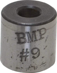 Value Collection - Type P, No. 9 Inside Diam, Headless, Press Fit Drill Bushing - 1/2" Body Outside Diam, 1/2" OAL, Steel - Makers Industrial Supply