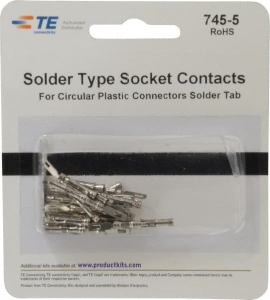 Tyco/Amp - Modular Receptacle Plug Connector Solder Socket Contact - Makers Industrial Supply