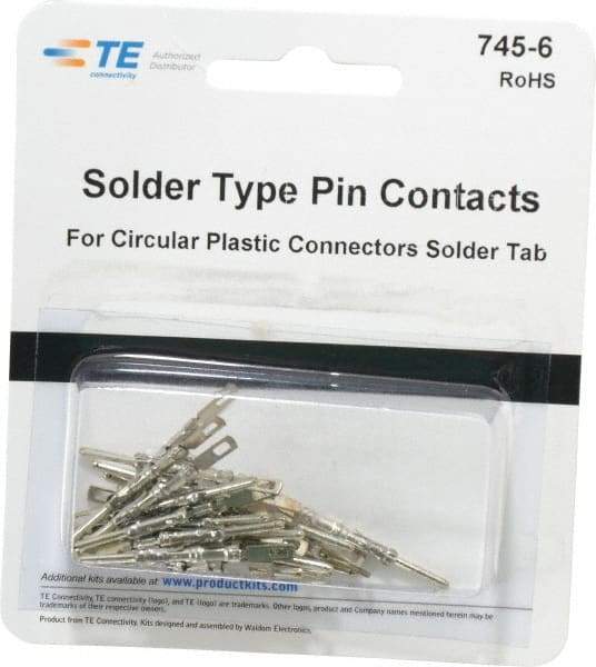 Tyco/Amp - Modular Receptacle Plug Connector Solder Pin Contact - Makers Industrial Supply