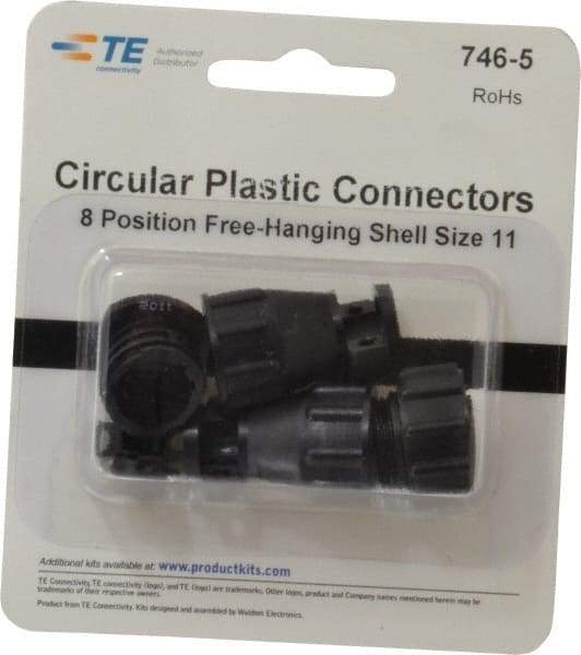 Tyco/Amp - Free Hanging Connector Kit - 11 to 8 AWG Compatible Wire Size - Makers Industrial Supply