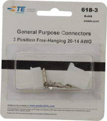 Tyco/Amp - Free Hanging Connector Kit - 20 to 14 AWG Compatible Wire Size - Makers Industrial Supply