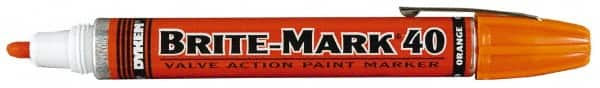 Dykem - Orange Oil-Based Paint Marker - Broad Tip, Oil Based - Makers Industrial Supply