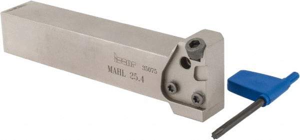 Iscar - MAH, External, Left Hand, Indexable Grooving Tool Holder - 1" Shank Height, 1" Shank Width, 5.6" OAL - Makers Industrial Supply