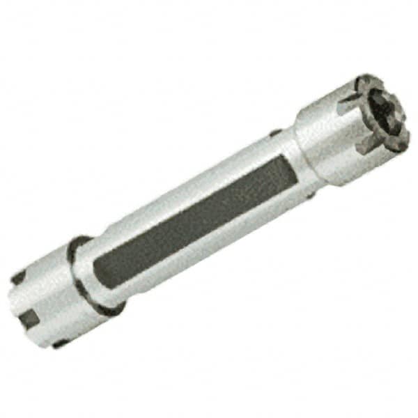 Iscar - 0.5mm to 10mm Capacity, 28mm Projection, Straight Shank, ER16 Collet Chuck - 22mm Shank Diam - Exact Industrial Supply