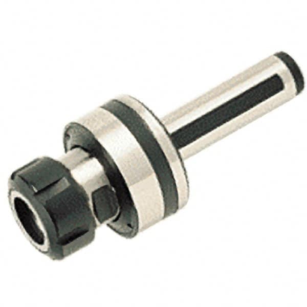 Iscar - Straight Shank, Series ER20, Reamer Collet Chuck - 2.185 Inch Projection, 0.0394 to 0.5118 Inch Collet Capacity, 2.5591 Inch Shank Length, Through Coolant - Exact Industrial Supply