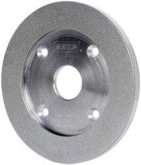 Norton - 6" Diam, 1-1/4" Hole Size, 7/16" Overall Thickness, 200 Grit, Type 6 Tool & Cutter Grinding Wheel - Very Fine Grade, Diamond - Makers Industrial Supply