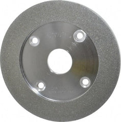 Norton - 6" Diam, 1-1/4" Hole Size, 7/16" Overall Thickness, 100 Grit, Type 6 Tool & Cutter Grinding Wheel - Fine Grade, Diamond - Makers Industrial Supply