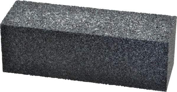 Made in USA - 6" Long x 2" Wide x 2" Thick, Silicon Carbide Sharpening Stone - Plain Rectangle, 24 Grit, Very Coarse Grade - Makers Industrial Supply