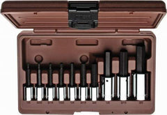 Paramount - 10 Piece 3/8 & 1/2" Drive Inch Hex Bit Socket Set - 1/8 to 5/8" Hex - Makers Industrial Supply