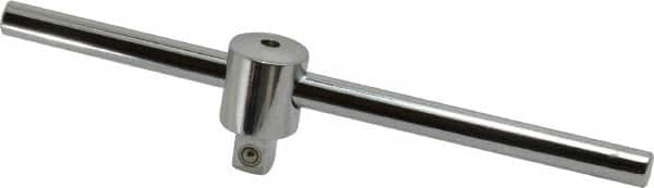 Paramount - 1/4" Drive Socket Sliding T-Handle - 4-1/2" OAL, Chrome Finish - Makers Industrial Supply