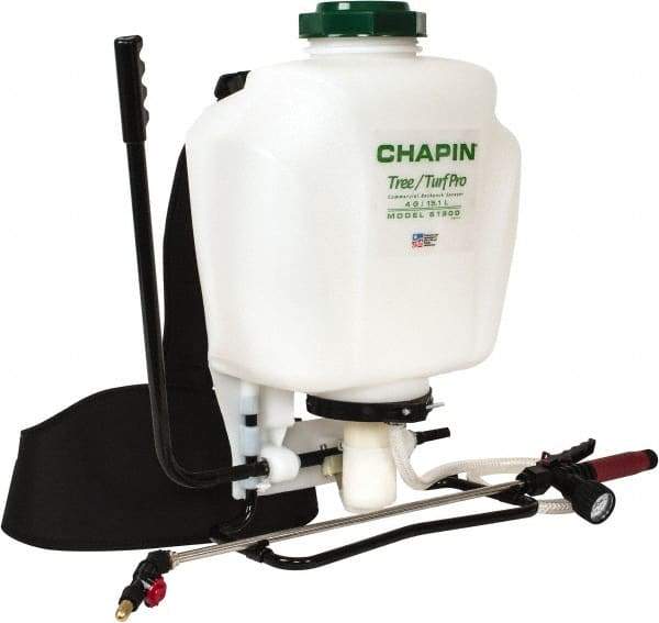 Chapin - 4 Gal Garden Backpack Sprayer - Reinforced Hose, Polyethylene Tank, For Industrial Applications - Makers Industrial Supply