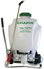 Chapin - 4 Gal Garden Backpack Sprayer - Reinforced Hose, Polyethylene Tank, For Industrial Applications - Makers Industrial Supply