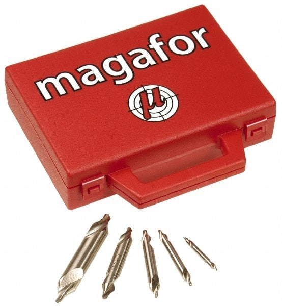 Magafor - Combination Drill & Countersink Sets Minimum Trade Size: #1-R Maximum Trade Size: #5-R - Makers Industrial Supply