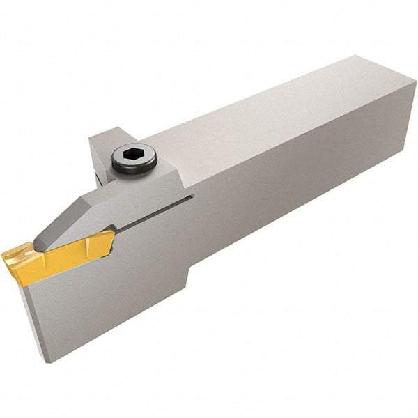 Iscar - GHD, External, Left Hand, 1.44" Max Depth of Cut, 0.275 to 0.327" Groove Width, Indexable Grooving Tool Holder - GD.., GI.. Insert Compatibility, 1-1/2" Shank Height, 1-1/2" Shank Width, 8" OAL - Makers Industrial Supply