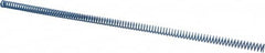 Associated Spring Raymond - 3/8" Hole Diam, 3/16" Rod Diam, 12" Free Length, Blue Die Spring - 36 Lb Max Deflection, 6" Max Deflection, Medium Duty, Chromium Alloy Steel - Makers Industrial Supply