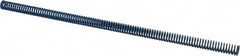 Associated Spring Raymond - 1/2" Hole Diam, 9/32" Rod Diam, 12" Free Length, Blue Die Spring - 42 Lb Max Deflection, 6" Max Deflection, Medium Duty, Chromium Alloy Steel - Makers Industrial Supply