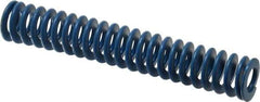 Associated Spring Raymond - 3/4" Hole Diam, 3/8" Rod Diam, 4-1/2" Free Length, Blue Die Spring - 144 Lb Max Deflection, 2.25" Max Deflection, Medium Duty, Chromium Alloy Steel - Makers Industrial Supply