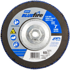 7″ × 1/4″ × 5/8″ 20X High Performance Flap Disc Type 29 60 Grit - Makers Industrial Supply