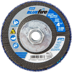 ‎4-1/2″ × 1/4″ × 5/8″-11 20X High Performance Flap Disc Type 29 Conical 80 Grit - Makers Industrial Supply