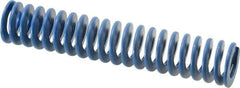 Associated Spring Raymond - 1" Hole Diam, 1/2" Rod Diam, 5" Free Length, Blue Die Spring - 240 Lb Max Deflection, 2.5" Max Deflection, Medium Duty, Chromium Alloy Steel - Makers Industrial Supply