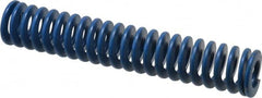 Associated Spring Raymond - 1" Hole Diam, 1/2" Rod Diam, 5-1/2" Free Length, Blue Die Spring - 242 Lb Max Deflection, 2.75" Max Deflection, Medium Duty, Chromium Alloy Steel - Makers Industrial Supply