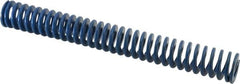 Associated Spring Raymond - 1" Hole Diam, 1/2" Rod Diam, 8" Free Length, Blue Die Spring - 240 Lb Max Deflection, 4" Max Deflection, Medium Duty, Chromium Alloy Steel - Makers Industrial Supply