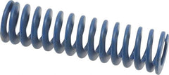 Associated Spring Raymond - 1-1/4" Hole Diam, 5/8" Rod Diam, 4-1/2" Free Length, Blue Die Spring - 360 Lb Max Deflection, 2.25" Max Deflection, Medium Duty, Chromium Alloy Steel - Makers Industrial Supply