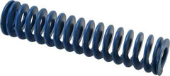 Associated Spring Raymond - 1-1/4" Hole Diam, 5/8" Rod Diam, 5-1/2" Free Length, Blue Die Spring - 352 Lb Max Deflection, 2.75" Max Deflection, Medium Duty, Chromium Alloy Steel - Makers Industrial Supply