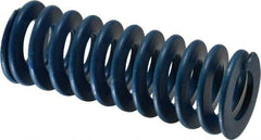 Associated Spring Raymond - 1-1/2" Hole Diam, 3/4" Rod Diam, 4" Free Length, Blue Die Spring - 540 Lb Max Deflection, 2" Max Deflection, Medium Duty, Chromium Alloy Steel - Makers Industrial Supply