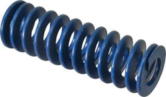 Associated Spring Raymond - 1-1/2" Hole Diam, 3/4" Rod Diam, 4-1/2" Free Length, Blue Die Spring - 517.5 Lb Max Deflection, 2.25" Max Deflection, Medium Duty, Chromium Alloy Steel - Makers Industrial Supply