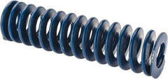 Associated Spring Raymond - 1-1/2" Hole Diam, 3/4" Rod Diam, 5-1/2" Free Length, Blue Die Spring - 508.8 Lb Max Deflection, 2.75" Max Deflection, Medium Duty, Chromium Alloy Steel - Makers Industrial Supply