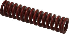 Associated Spring Raymond - 5/8" Hole Diam, 11/32" Rod Diam, 2-1/2" Free Length, Red Die Spring - 106.4 Lb Max Deflection, 0.93" Max Deflection, Medium Heavy Duty, Chromium Alloy Steel - Makers Industrial Supply