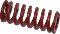 Associated Spring Raymond - 3/4" Hole Diam, 3/8" Rod Diam, 1-3/4" Free Length, Red Die Spring - 186.5 Lb Max Deflection, 0.65" Max Deflection, Medium Heavy Duty, Chromium Alloy Steel - Makers Industrial Supply