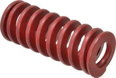 Associated Spring Raymond - 1-1/4" Hole Diam, 5/8" Rod Diam, 3" Free Length, Red Die Spring - 568.3 Lb Max Deflection, 1.11" Max Deflection, Medium Heavy Duty, Chromium Alloy Steel - Makers Industrial Supply