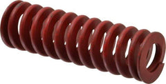 Associated Spring Raymond - 1-1/4" Hole Diam, 5/8" Rod Diam, 4" Free Length, Red Die Spring - 544.6 Lb Max Deflection, 1.48" Max Deflection, Medium Heavy Duty, Chromium Alloy Steel - Makers Industrial Supply