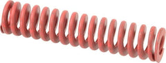 Associated Spring Raymond - 1-1/4" Hole Diam, 5/8" Rod Diam, 5-1/2" Free Length, Red Die Spring - 537.2 Lb Max Deflection, 2.04" Max Deflection, Medium Heavy Duty, Chromium Alloy Steel - Makers Industrial Supply