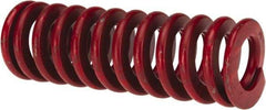 Associated Spring Raymond - 1-1/2" Hole Diam, 3/4" Rod Diam, 4-1/2" Free Length, Red Die Spring - 719.3 Lb Max Deflection, 1.67" Max Deflection, Medium Heavy Duty, Chromium Alloy Steel - Makers Industrial Supply