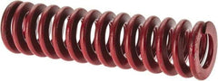 Associated Spring Raymond - 1-1/2" Hole Diam, 3/4" Rod Diam, 5-1/2" Free Length, Red Die Spring - 700 Lb Max Deflection, 2.04" Max Deflection, Medium Heavy Duty, Chromium Alloy Steel - Makers Industrial Supply