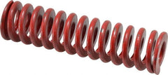 Associated Spring Raymond - 1-1/2" Hole Diam, 3/4" Rod Diam, 6" Free Length, Red Die Spring - 674.9 Lb Max Deflection, 2.22" Max Deflection, Medium Heavy Duty, Chromium Alloy Steel - Makers Industrial Supply