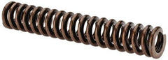 Associated Spring Raymond - 5/8" Hole Diam, 11/32" Rod Diam, 3-1/2" Free Length, Gold Die Spring - 128.1 Lb Max Deflection, 1.05" Max Deflection, Heavy Duty, Chromium Alloy Steel - Makers Industrial Supply