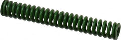 Associated Spring Raymond - 3/8" Hole Diam, 3/16" Rod Diam, 2-1/2" Free Length, Green Die Spring - 43.8 Lb Max Deflection, 0.63" Max Deflection, Extra Heavy Duty, Chromium Alloy Steel - Makers Industrial Supply