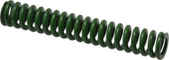 Associated Spring Raymond - 1/2" Hole Diam, 9/32" Rod Diam, 3" Free Length, Green Die Spring - 67.5 Lb Max Deflection, 0.75" Max Deflection, Extra Heavy Duty, Chromium Alloy Steel - Makers Industrial Supply