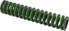 Associated Spring Raymond - 5/8" Hole Diam, 11/32" Rod Diam, 3" Free Length, Green Die Spring - 142.5 Lb Max Deflection, 0.75" Max Deflection, Extra Heavy Duty, Chromium Alloy Steel - Makers Industrial Supply