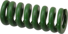 Associated Spring Raymond - 3/4" Hole Diam, 3/8" Rod Diam, 1-3/4" Free Length, Green Die Spring - 328.1 Lb Max Deflection, 0.44" Max Deflection, Extra Heavy Duty, Chromium Alloy Steel - Makers Industrial Supply